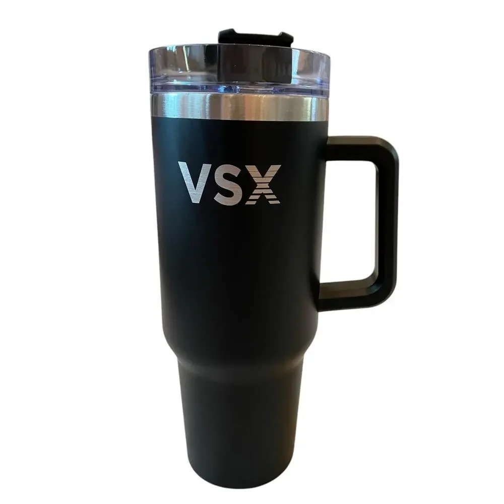Victoria's Secret VSX Tumbler Black Quencher Stainless Steel Vacuum Insulated
